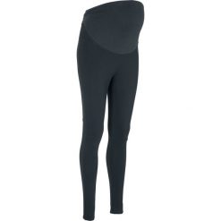 Legginsy ciążowe z ciężkiego dżerseju Punto di Roma bonprix czarny. Czarne legginsy damskie marki bonprix, z dżerseju. Za 89,99 zł.