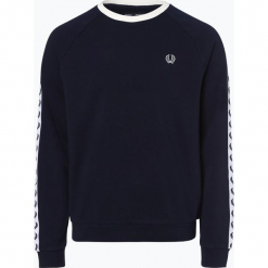 Fred Perry - Męska bluza nierozpinana, niebieski. Niebieskie bluzy męskie rozpinane Fred Perry, l. Za 469,95 zł.