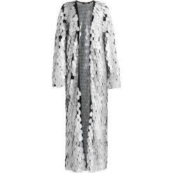 Bomberki damskie: Jaded London MAXI KIMONO IN GLITTER DISC SEQUIN Kurtka wiosenna silver