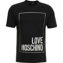 Love Moschino Tshirt z nadrukiem black/silver. Czarne koszulki męskie Love Moschino, xxl, z nadrukiem, z bawełny, bez kołnierzyka, bez rękawów. Za 359,00 zł.