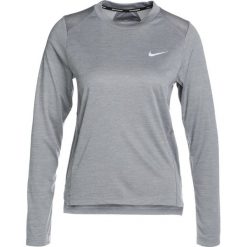 Nike Performance DRY MILER Koszulka sportowa gunsmoke/heather/reflective silver. Szare topy sportowe damskie marki Nike Performance, xs, z materiału, z długim rękawem. Za 149,00 zł.