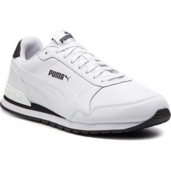 Sneakersy PUMA - St Runner V2 Full L 365277 01 Puma White/Puma White. Białe sneakersy męskie Puma, na co dzień, bez wzorów, ze skóry ekologicznej, klasyczne, bez zapięcia. W wyprzedaży za 199,99 zł.