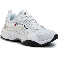 Sneakersy TOMMY JEANS - Heritage Tommy Jeans Runner EM0EM00397 White YBS. Białe sneakersy męskie Tommy Jeans, bez zapięcia. W wyprzedaży za 429,00 zł.