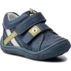 Sneakersy SERGIO BARDI KIDS - SBK-01-01-000024 113. Niebieskie trampki chłopięce Sergio Bardi Kids, z aplikacjami, ze skóry, na rzepy. W wyprzedaży za 119,00 zł.