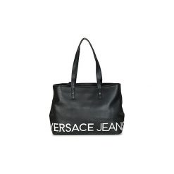 Torby shopper Versace Jeans NEDOVA. Szare shopper bag damskie marki Guess Jeans, z aplikacjami, z jeansu, do ręki, duże. Za 649,00 zł.