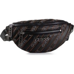 Saszetka nerka GUESS - Ronnie (GM) Mini HWGM74 45800 BLA. Czarne nerki damskie Guess, z aplikacjami, ze skóry ekologicznej, młodzieżowe, bez dodatków. Za 399,00 zł.