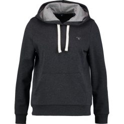 Bluzy damskie: GANT CLASSIC Bluza z kapturem dark antracit melange