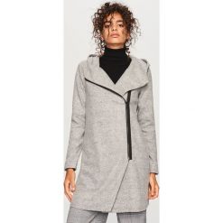 Sweter zapinany na zamek - Jasny szar. Szare swetry rozpinane damskie Reserved, m. Za 119,99 zł.