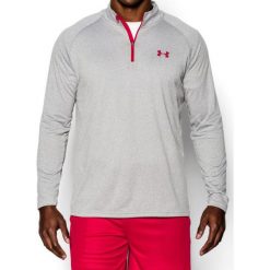 Under Armour Koszulka męska TECH 1/4 ZIP szara r. M (1242220-026). Szare koszulki sportowe męskie marki Under Armour, z elastanu, sportowe. Za 113,98 zł.