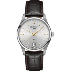 RABAT ZEGAREK CERTINA GENT QUARTZ C022.610.16.031.01. Szare zegarki męskie CERTINA, złote. W wyprzedaży za 1110,00 zł.