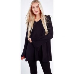Bluzka z dekoltem na plecach czarna MP13012. Czarne bez kategorii marki Fasardi, s, z dekoltem na plecach. Za 41,30 zł.