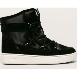 Moon Boot - Śniegowce Pulse Z Satin. Czarne śniegowce damskie Moon Boot, ze skóry, na zamek. Za 749,90 zł.