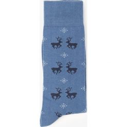 Skarpety xmas reindeer niebieski. Niebieskie skarpetki męskie Recman. Za 29,00 zł.