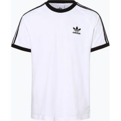 Adidas Originals - T-shirt męski, biały. Białe t-shirty męskie adidas Originals, s, bez wzorów, retro, z kontrastowym kołnierzykiem. Za 129,95 zł.