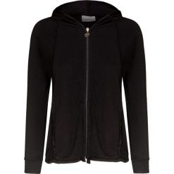 Bluza DEHA HARMONIC. Czarne bluzy damskie Deha, bez wzorów, z bawełny, bez rękawów, z kapturem. Za 570,00 zł.