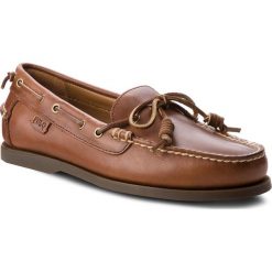 Mokasyny POLO RALPH LAUREN - Millard 803710093004 Polo Tan. Pomarańczowe mokasyny męskie marki Polo Ralph Lauren, ze skóry, eleganckie. W wyprzedaży za 409,00 zł.
