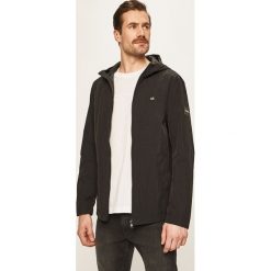 Calvin Klein - Kurtka. Czarne płaszcze męskie Calvin Klein, s, bez wzorów, z poliesteru, krótkie, z kapturem. Za 799,90 zł.