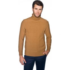 Sweter ripon golf kamel. Swetry męskie Recman, m, bez wzorów, z wełny, klasyczne, z golfem, bez kaptura. Za 179,99 zł.