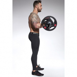 Męskie legginsy sportowe Evergym. Szare spodenki sportowe męskie Astratex, m, z gumy, na fitness i siłownię. Za 77,99 zł.