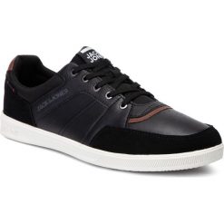 Sneakersy JACK&JONES - Jfwnewington Combo 12156017 Anthracite. Czarne sneakersy męskie Jack&Jones, bez zapięcia. W wyprzedaży za 189,00 zł.