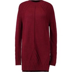 Sukienki dzianinowe: Topshop PETAL HEM GRUNGE DRESS Sukienka dzianinowa berry