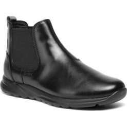 Sztyblety GEOX - U Damian B U940HB 043BC C9999 Black. Czarne sztyblety męskie Geox, ze skóry, bez zapięcia. W wyprzedaży za 269,00 zł.