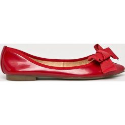 Corina - Baleriny. Czerwone baleriny damskie marki Corina, z gumy. Za 99,90 zł.