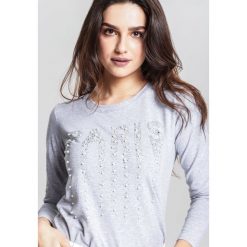Szara Bluzka Unmake. Szare bluzki damskie marki other, s, bez wzorów, bez kołnierzyka, z długim rękawem. Za 39,99 zł.