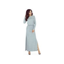 Sukienka maxi z koronkowym tyłem. Szare sukienki damskie Bird, s, bez wzorów, z koronki, bez kołnierzyka, bez rękawów, maxi. Za 417,00 zł.