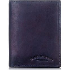 Granatowy SKÓRZANY PORTFEL MĘSKI BAG STREET. Niebieskie portfele męskie marki Bag Street, z materiału. Za 49,00 zł.