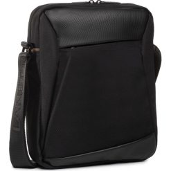 Saszetka LANETTI - BMR-S-048-10-03 Black. Czarne torby męskie skórzane Lanetti, bez wzorów, z materiału, młodzieżowe. Za 99,99 zł.