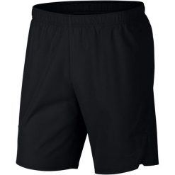 Nike Męskie Spodenki Sportowe M Nkct Flx Ace Short 9in Black White L. Czarne spodenki sportowe męskie marki Nike, m, sportowe, tenisowe. Za 215,00 zł.