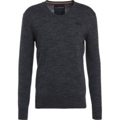 Swetry klasyczne męskie: Superdry ORANGE LABEL VEE Sweter atlantic grindle