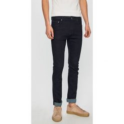 Versace Jeans - Jeansy. Niebieskie jeansy męskie Versace Jeans, bez wzorów. W wyprzedaży za 359,90 zł.