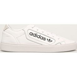 Adidas Originals - Buty skórzane Sleek W. Białe buty sportowe damskie adidas Originals, ze skóry. W wyprzedaży za 269,90 zł.