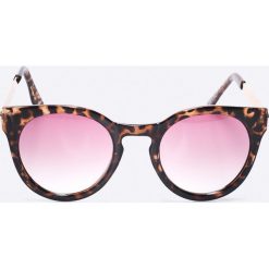 Vero Moda - Okulary 10209187. Szare okulary przeciwsłoneczne damskie marki Vero Moda, okrągłe. W wyprzedaży za 29,90 zł.