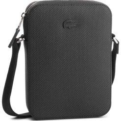 Saszetka LACOSTE - NH2179CE Black 000. Czarne torby męskie skórzane marki Lacoste, bez wzorów, ze skóry, młodzieżowe. Za 599,00 zł.