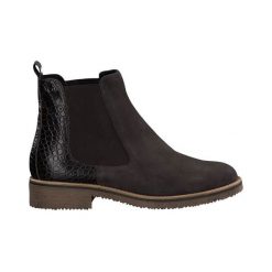 Tamaris Buty ciemnobrązowy female brązowy 41. Pomarańczowe botki damskie Tamaris, ze skóry, eleganckie, bez obcasa, bez zapięcia. Za 399,00 zł.