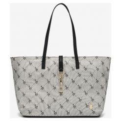 U.S. Polo Assn Kinston Torebka Czarny Szary. Szare torebki klasyczne damskie U.S. Polo Assn., w paski, z materiału, bez dodatków. Za 430,95 zł.