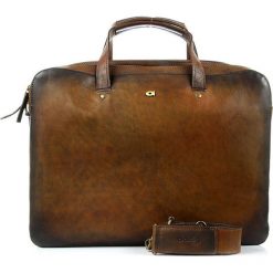 Torba skórzana do ręki, na ramię i laptopa unisex DAAG ALIVE 18 koniakowa. Torby męskie skórzane daag, bez wzorów, ze skóry, na ramię. Za 832,99 zł.