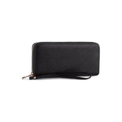 ACCCESSORIES 1W1-020-AW19. Czarne portfele damskie ACCCESSORIES, bez wzorów, ze skóry ekologicznej. Za 39,99 zł.