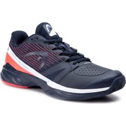 Buty HEAD - Sprint Pro 2.5 Clay 273119 Dark Blue/Neon Red 065. Niebieskie buty sportowe męskie Head, ze skóry ekologicznej, bez zapięcia, tenisowe. Za 559,00 zł.