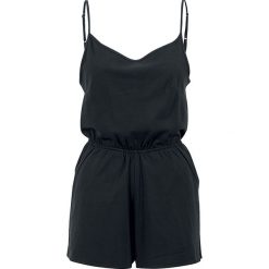 Kombinezony damskie: Urban Classics Ladies Short Spaghetti Jumpsuit Kombinezon czarny