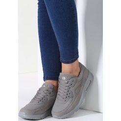 Szare Buty Sportowe Vintage Nilda. Szare buty sportowe damskie balada, z materiału. Za 99,99 zł.