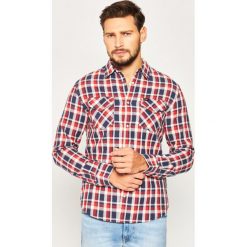 Koszula Lee Clean Western L644DINH. Czerwone koszule męskie Lee, xl, bez wzorów, casualowe, bez kołnierzyka, bez rękawów. W wyprzedaży za 199,00 zł.