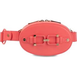 Saszetka nerka ELISABETTA FRANCHI - BM-38A-92E2-V199 Flamingo 755. Różowe nerki damskie Elisabetta Franchi, bez wzorów, ze skóry ekologicznej, młodzieżowe, bez dodatków. W wyprzedaży za 649,00 zł.