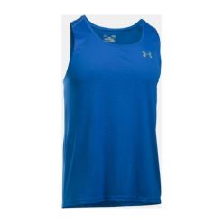 Under Armour Koszulka męska UA COOLSWITCH RUN SINGLET v2 niebieska r. M (1290016-789). Niebieskie t-shirty męskie Under Armour, m. Za 119,99 zł.