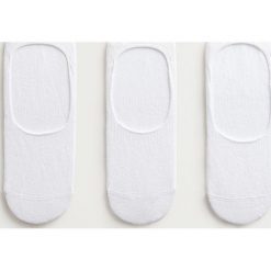 Mango Man - Stopki PINKWHY (3-pack). Białe skarpetki męskie Mango Man, bez wzorów, z elastanu. Za 49,90 zł.