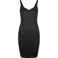 Guess Sukienka. Sukienki damskie Guess, z aplikacjami, z tkaniny, bez kołnierzyka, bez rękawów, dopasowane. Za 279,00 zł.
