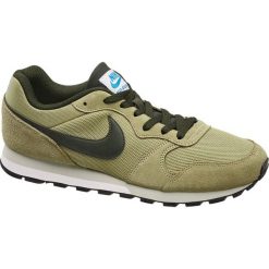 Buty męskie Nike Md Rinner 2 NIKE oliwkowe. Zielone buty sportowe męskie Nike, ze skóry. Za 259,90 zł.